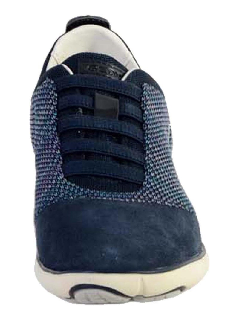 Basket Geox D Nebula. C - KNITT.TEXT. + SUEDE Bleu - Kiabi