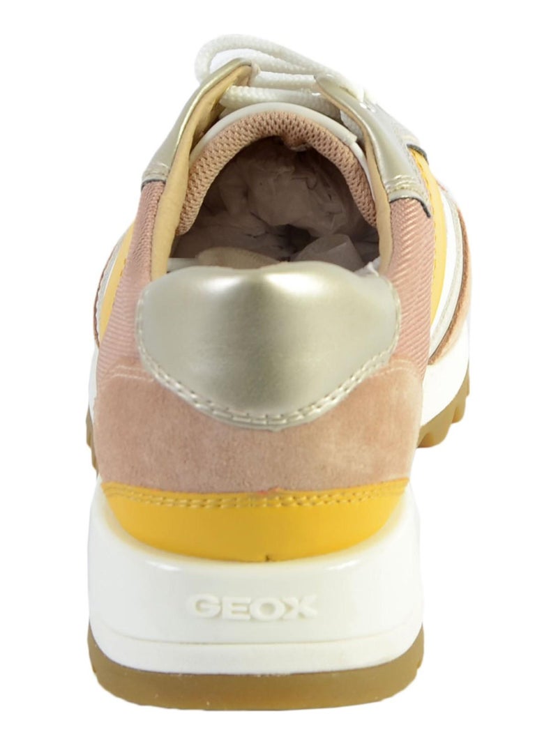 Basket Geox D Tabelya A-Metal.Syn+Nappa Beige - Kiabi