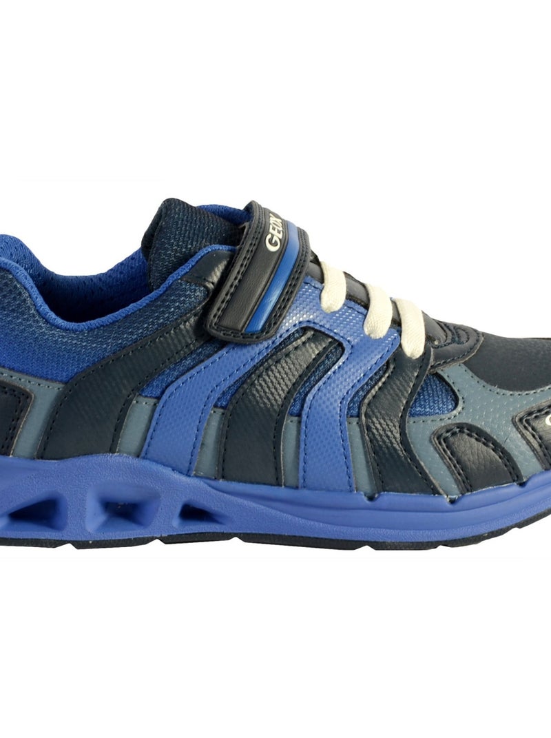 Basket Geox Enfant Garçons J Dakin B.C - PRINT.DBK+TEXT Bleu - Kiabi