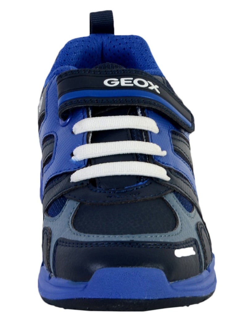 Basket Geox Enfant Garçons J Dakin B.C - PRINT.DBK+TEXT Bleu - Kiabi