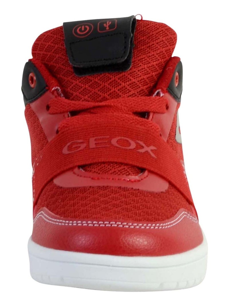Basket Geox J Xled B.B - MESH + GEOBUCK Rouge - Kiabi