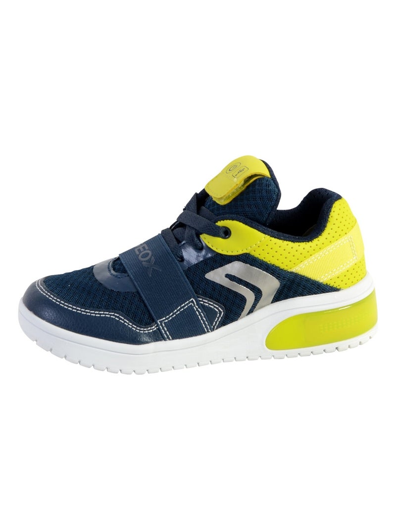 Basket Geox J Xled B.B - MESH+GEOBUCK - Bleu - Kiabi - 71.20€
