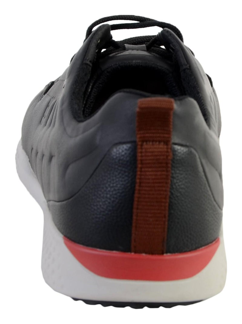 Basket Geox U Snake 2 B-Smo.Lea+Tumb.Syn Noir - Kiabi