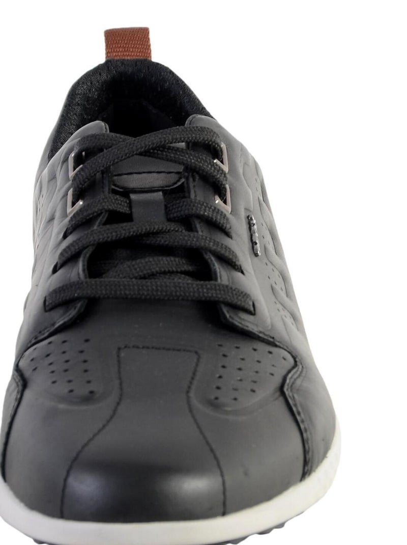 Basket Geox U Snake 2 B-Smo.Lea+Tumb.Syn Noir - Kiabi