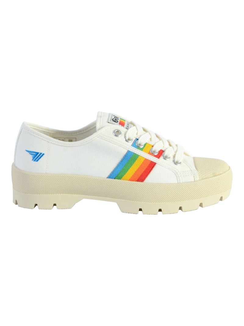 Basket Gola Coaster Peak Rainbow Blanc - Kiabi