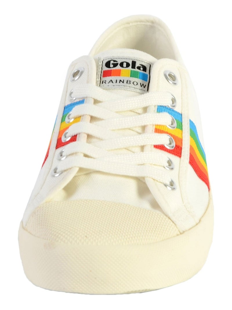 Basket Gola Coaster Rainbow Blanc - Kiabi
