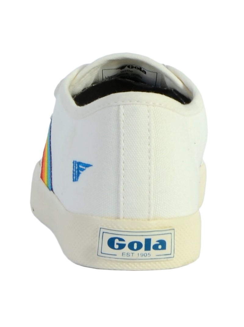 Basket Gola Enfant Coaster Rainbow Velcro Blanc - Kiabi