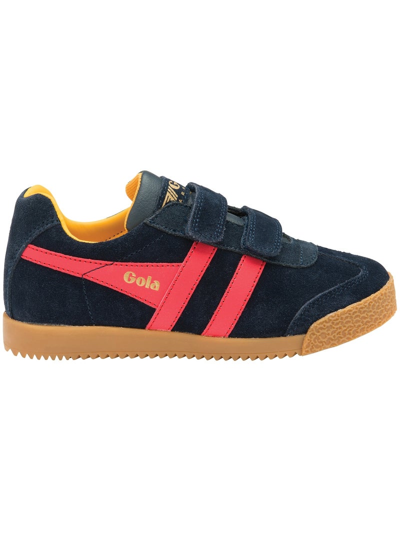 Basket Gola Enfant Harrier Velcro Bleu - Kiabi