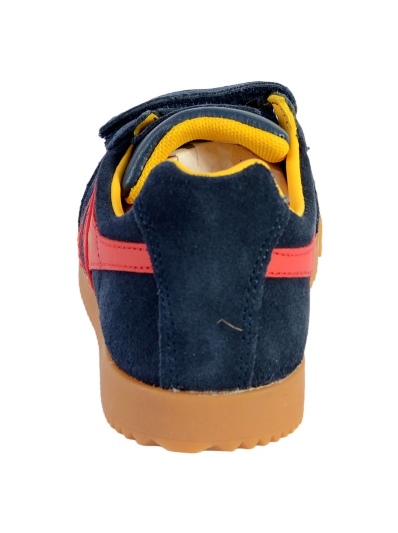 Basket Gola Enfant Harrier Velcro Bleu - Kiabi