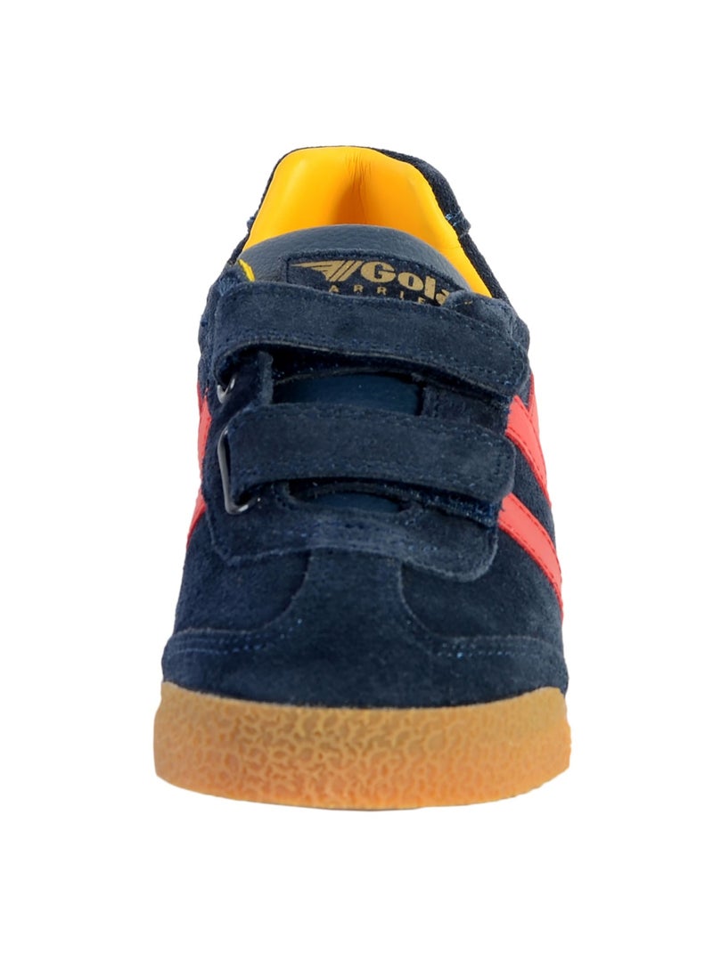 Basket Gola Enfant Harrier Velcro Bleu - Kiabi