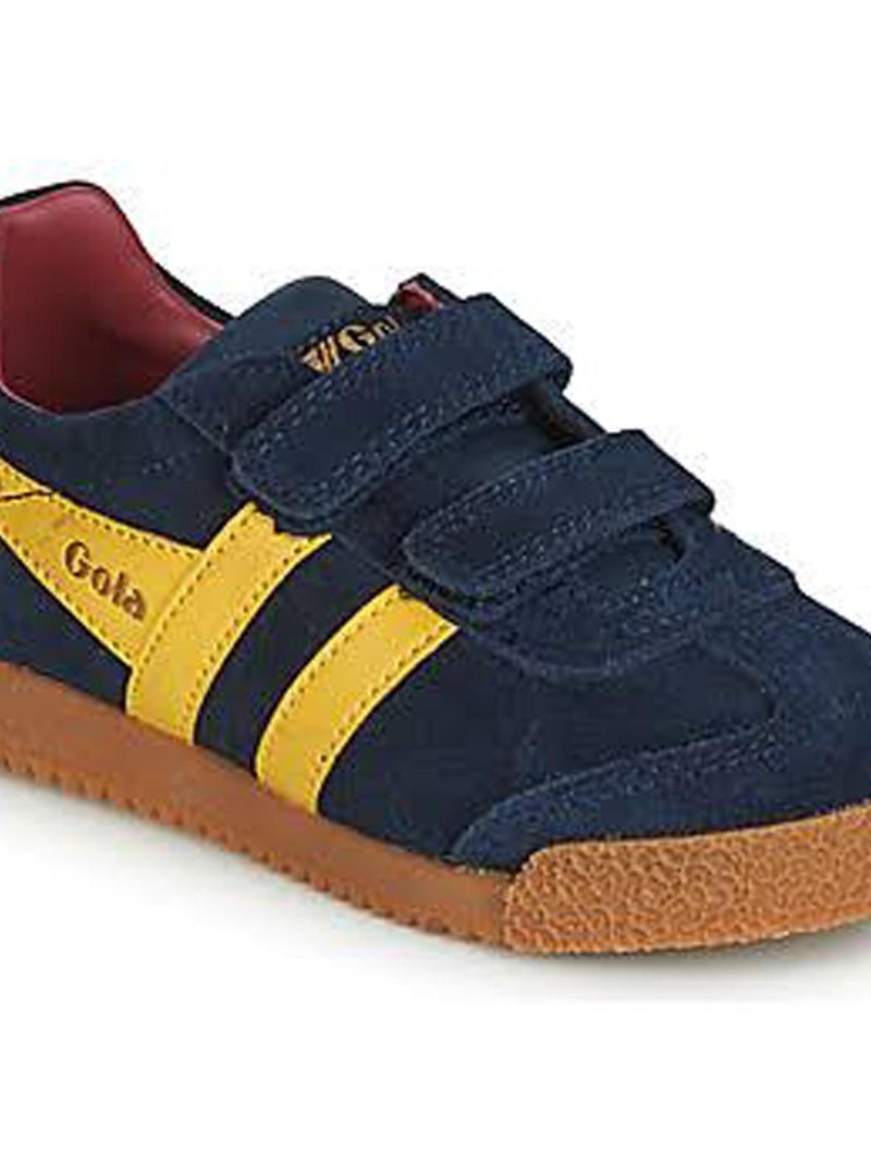 Basket Gola Enfant Harrier Velcro Bleu - Kiabi