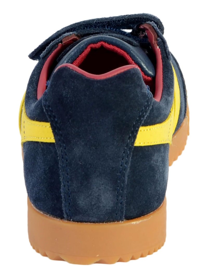 Basket Gola Enfant Harrier Velcro Bleu - Kiabi