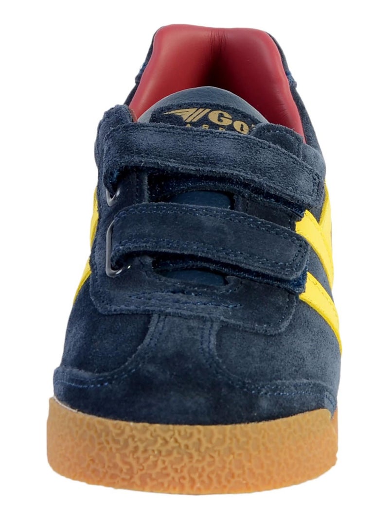 Basket Gola Enfant Harrier Velcro Bleu - Kiabi