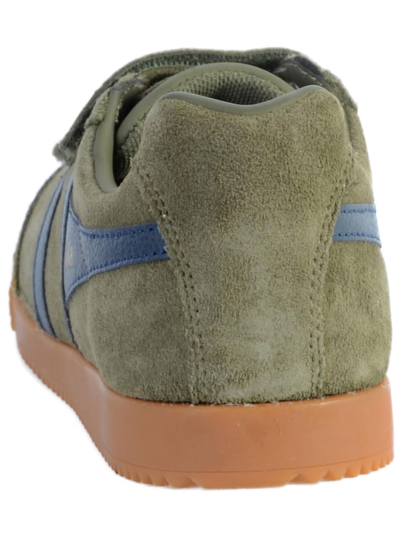 Basket Gola Enfant Harrier Velcro Vert - Kiabi