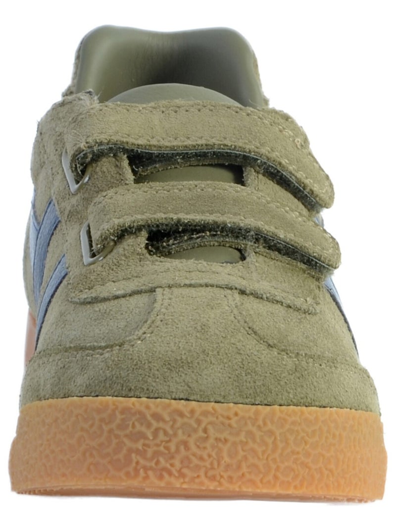 Basket Gola Enfant Harrier Velcro Vert - Kiabi