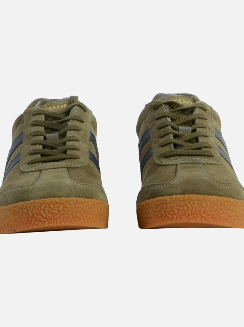 Basket Gola Harrier Suede Vert - Kiabi