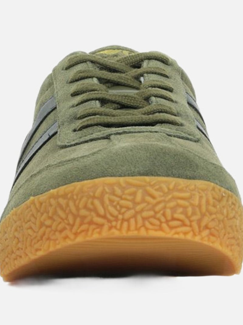 Basket Gola Harrier Suede Vert - Kiabi