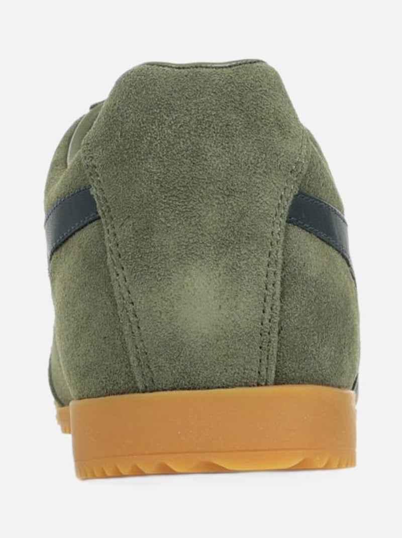 Basket Gola Harrier Suede Vert - Kiabi