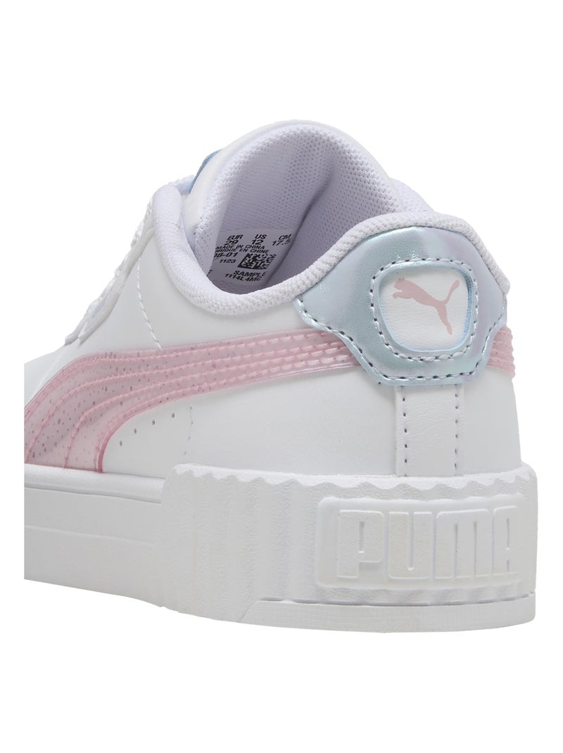Basket Junior à Lacets Carina 3.0 Blurry Dreams Jr Blanc - Kiabi