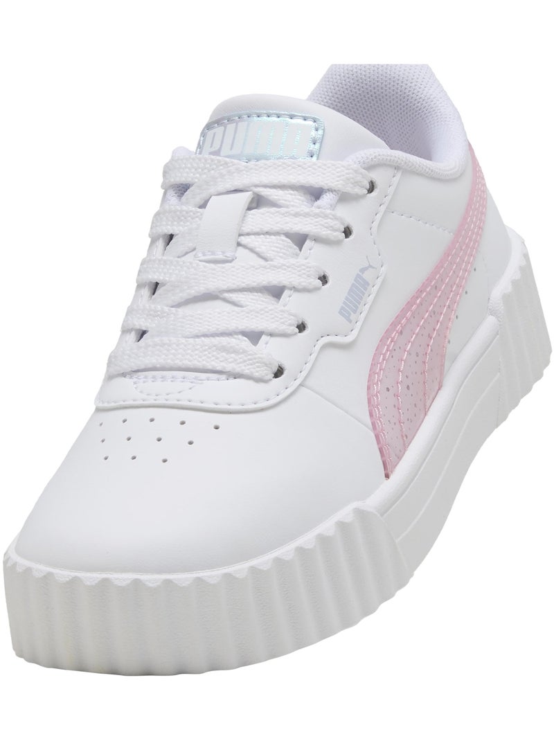 Basket Junior à Lacets Carina 3.0 Blurry Dreams Jr Blanc - Kiabi