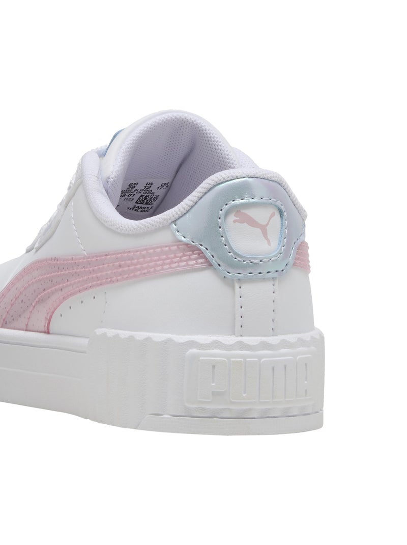 Basket Junior à Lacets Carina 3.0 Blurry Dreams Jr Blanc - Kiabi