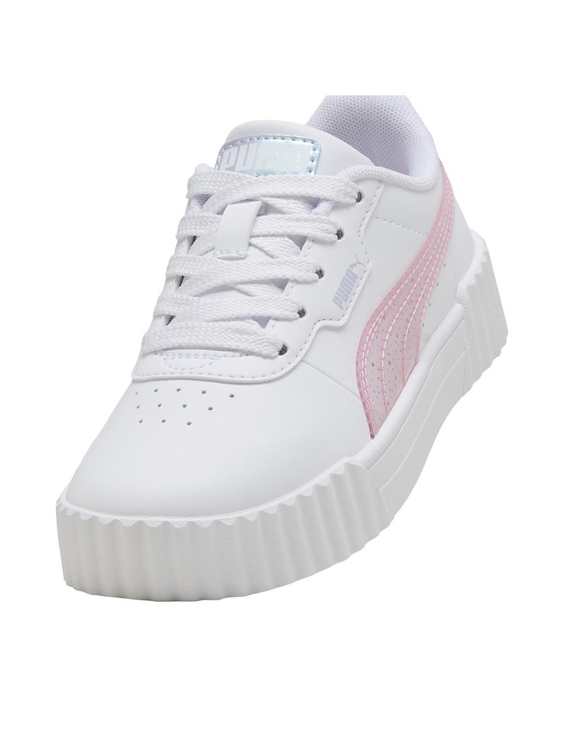 Basket Junior à Lacets Carina 3.0 Blurry Dreams Jr Blanc - Kiabi