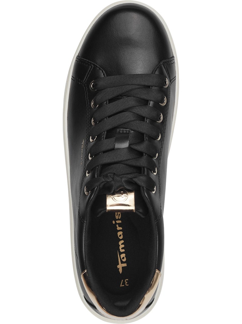 Basket ? Lacets Tamaris Noir - Kiabi