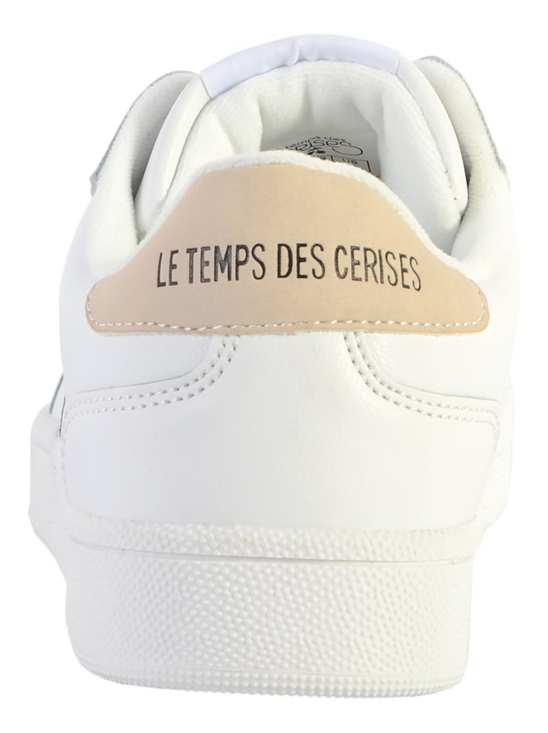 Basket Le Temps Des Cerises Flash Blanc Noir - Kiabi