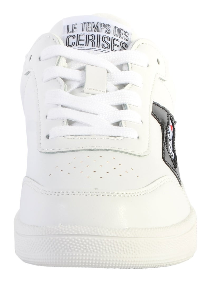 Basket Le Temps Des Cerises Flash Blanc Noir - Kiabi