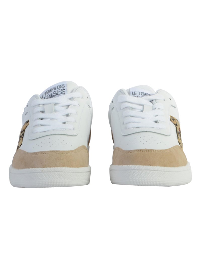 Basket Le Temps Des Cerises Flash Blanc Noir - Kiabi