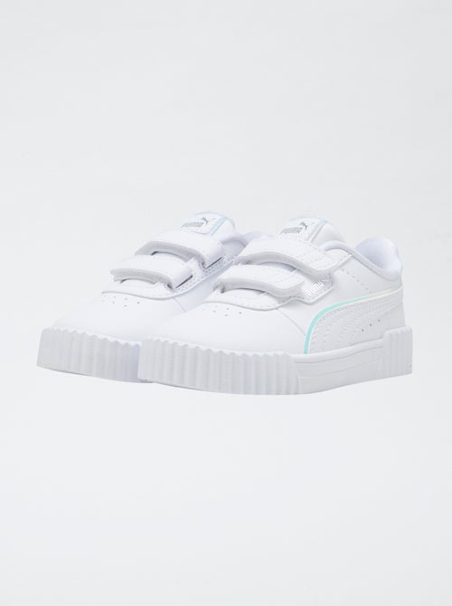 Basket légère unie brillante PUMA - Kiabi