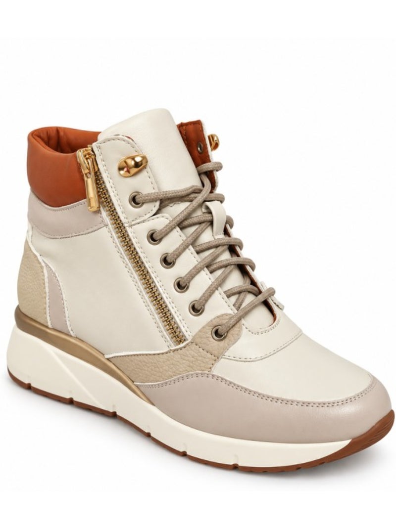 Basket matière synthétique montevita Beige - Kiabi