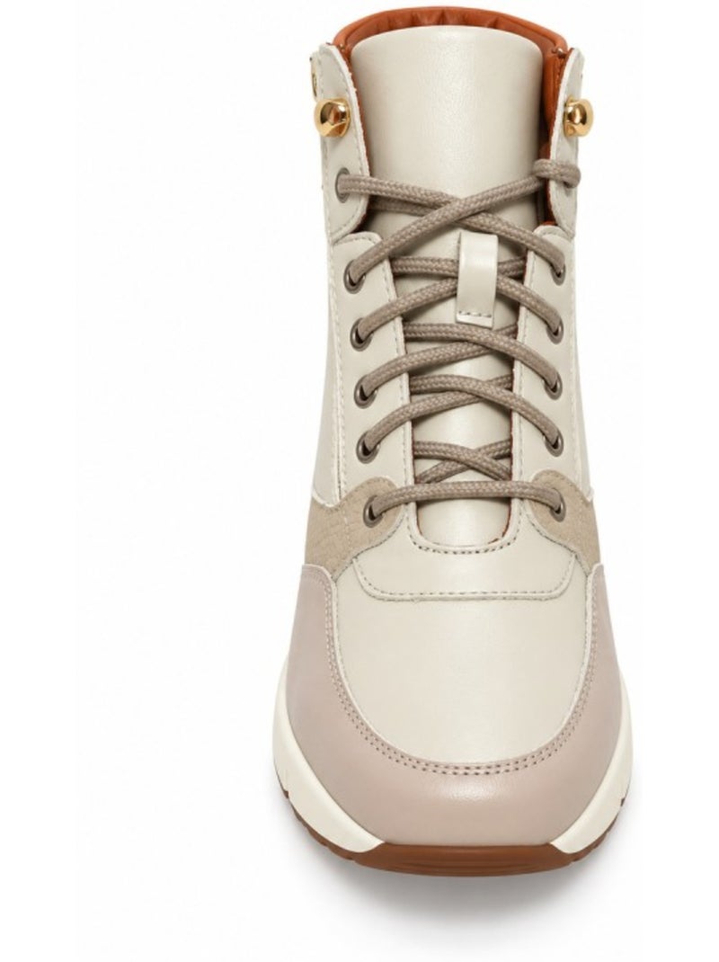 Basket matière synthétique montevita Beige - Kiabi