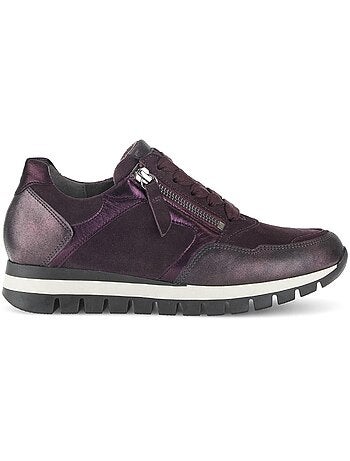 Basket Merlot en cuir