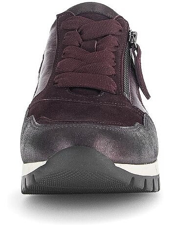Basket Merlot en cuir