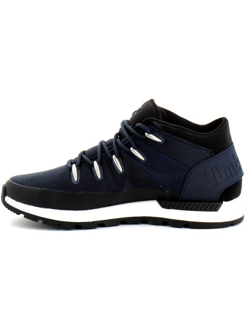 Basket Mi-haute Imperméable à Lacets Pour Homme en Bleu Foncé Sprint Trekker - Kiabi