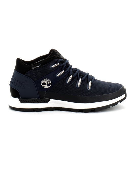 Basket Mi-haute Imperméable à Lacets Pour Homme en Bleu Foncé Sprint Trekker - Kiabi