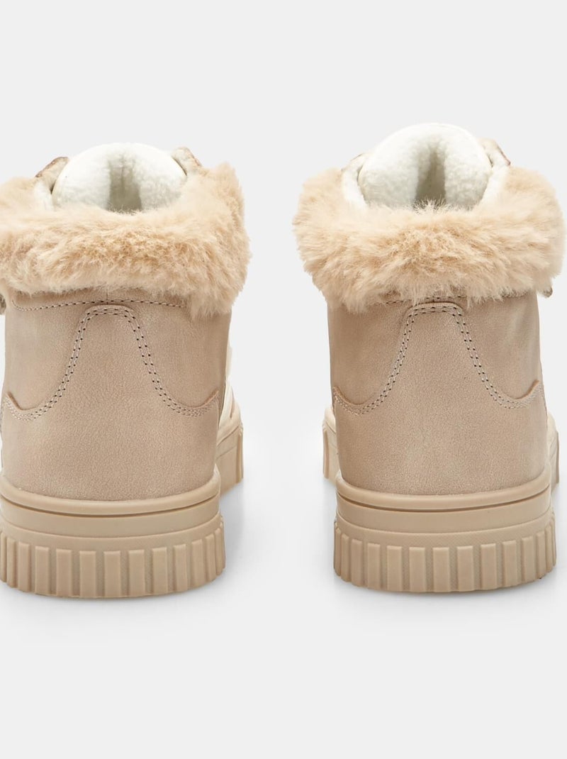 Basket mid  Bata Beige - Kiabi