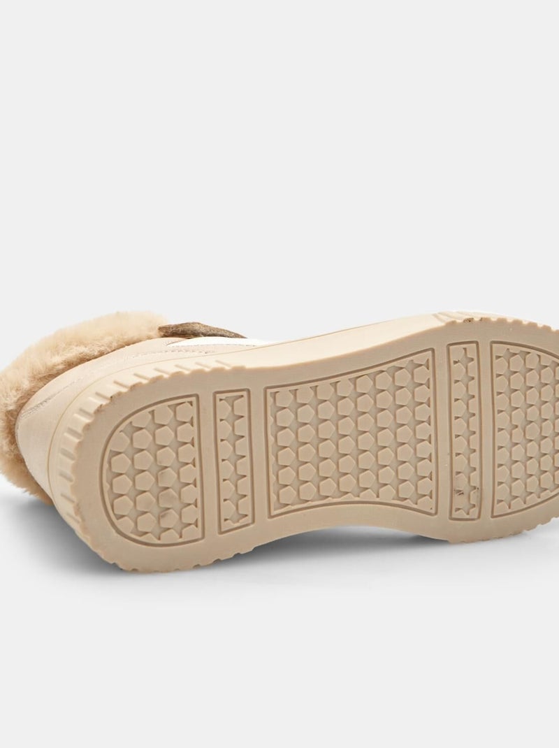 Basket mid  Bata Beige - Kiabi