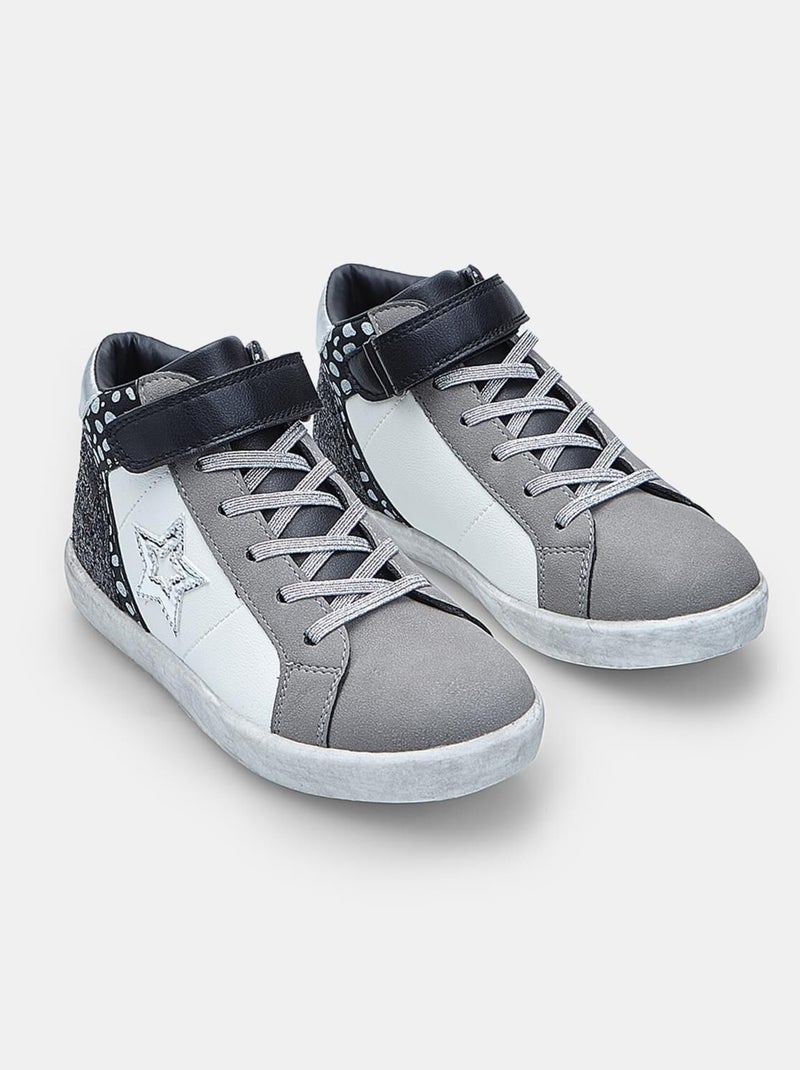 Basket mid  Bata Noir - Kiabi