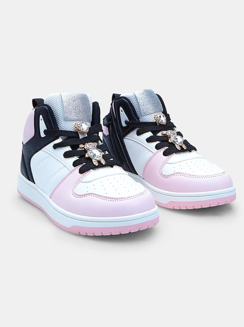 Basket mid  Bata Noir - Kiabi