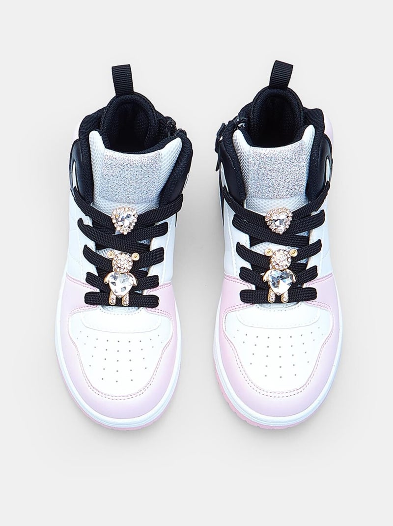 Basket mid  Bata Noir - Kiabi
