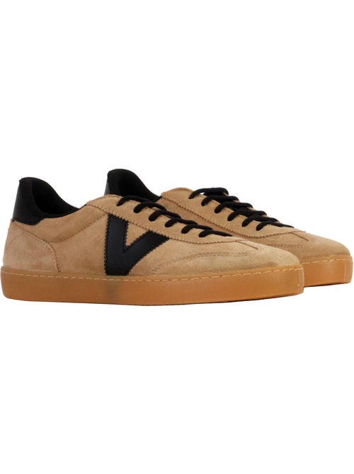 Basket Mixte Cuir Victoria Berlin Ciclista Serraje - Kiabi