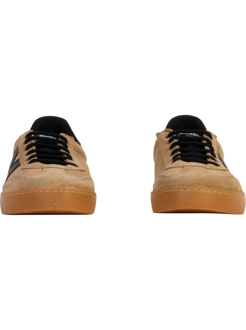 Basket Mixte Cuir Victoria Berlin Ciclista Serraje Beige - Kiabi