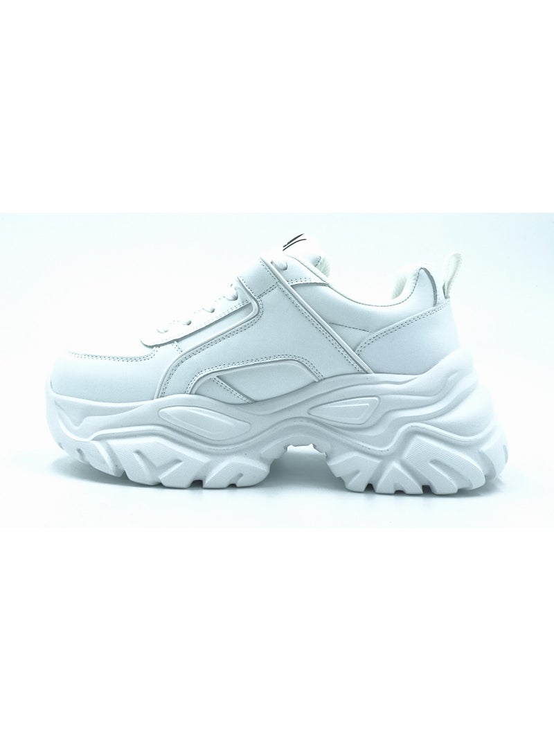 Basket Mode Femme Buffalo Blanc - Kiabi