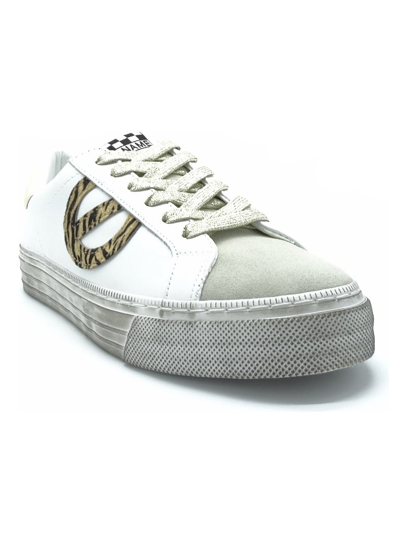 Basket Mode Femme No Name Blanc - Kiabi