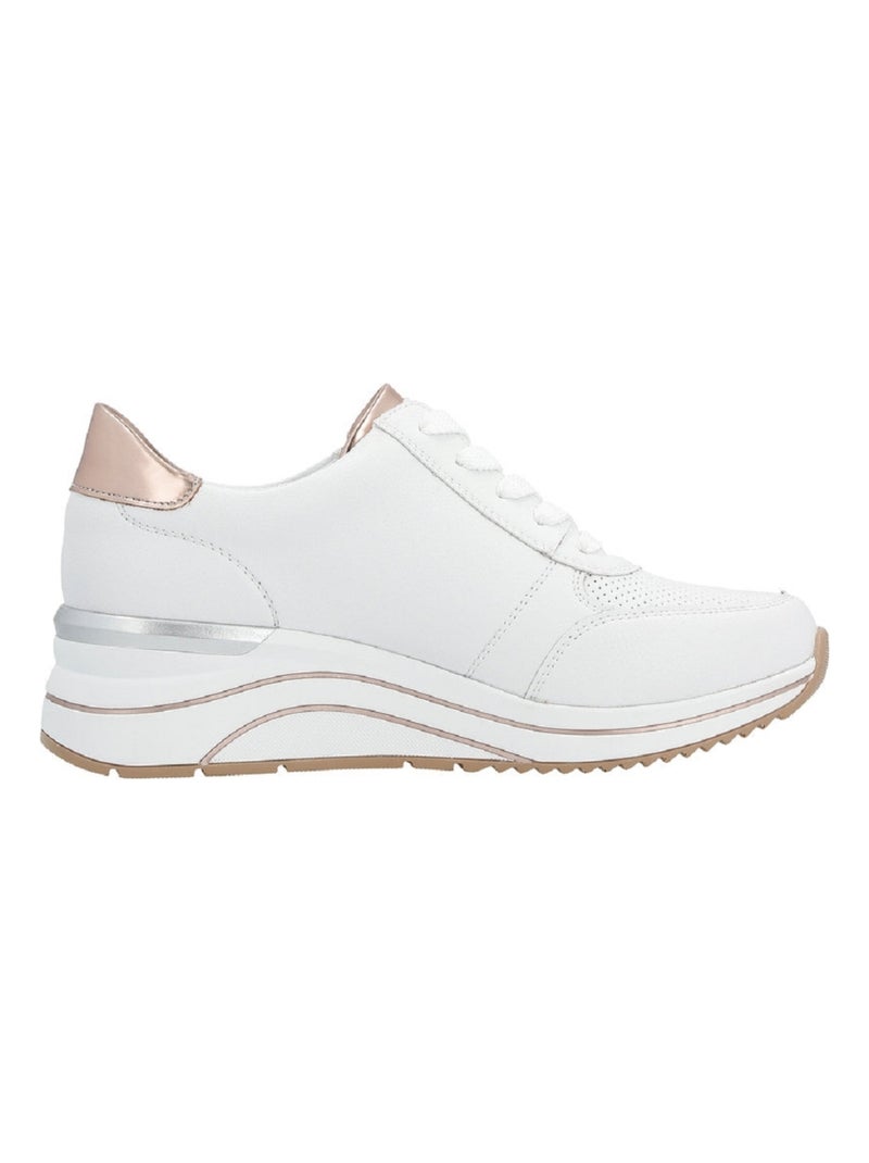 Basket Mode Femme Remonte Blanc - Kiabi