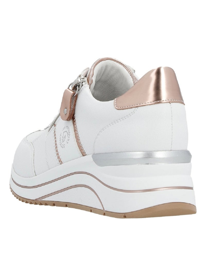 Basket Mode Femme Remonte Blanc - Kiabi