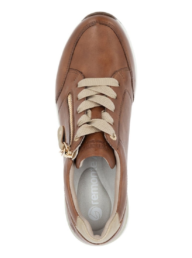 Basket Mode Femme Remonte Marron - Kiabi