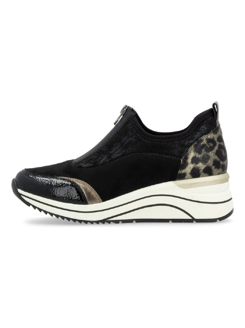 Basket Mode Femme Remonte Noir - Kiabi